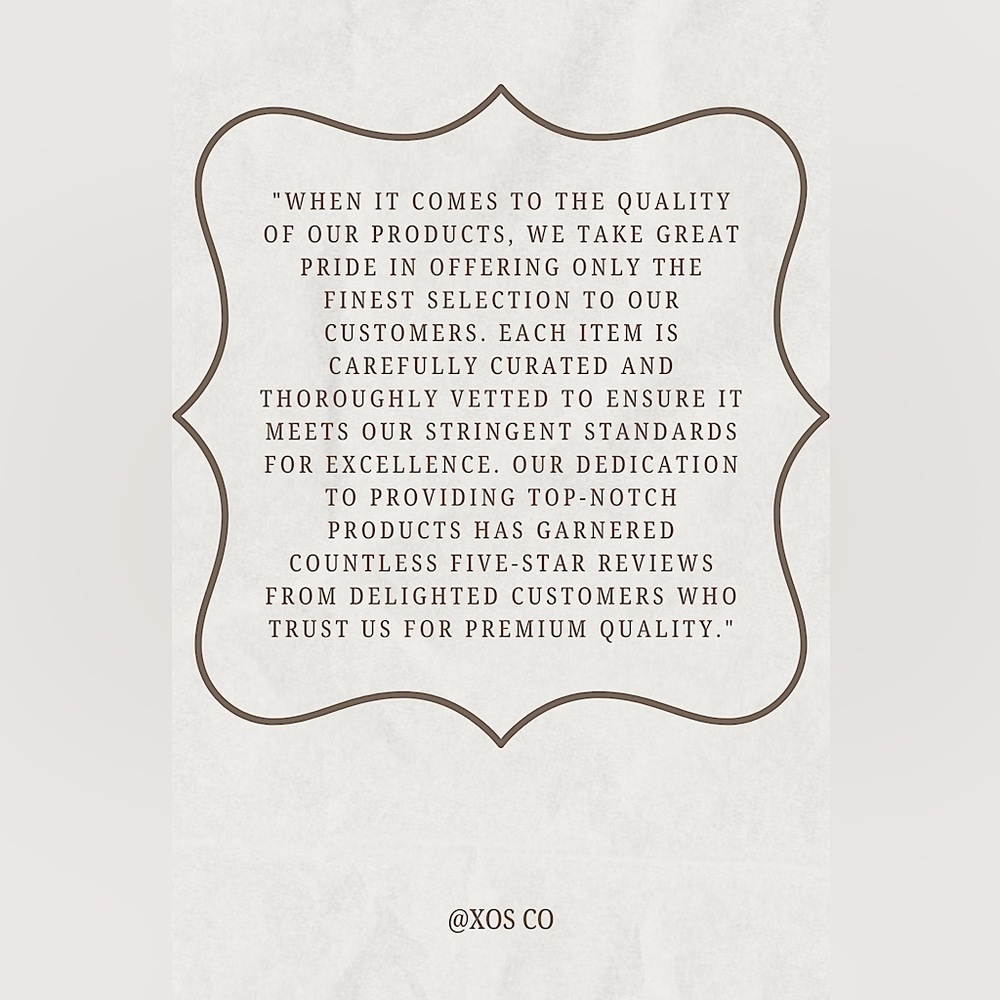 WE TAKE GREAT PRIDE IN OUR 5 STAR REVIEWS! xx